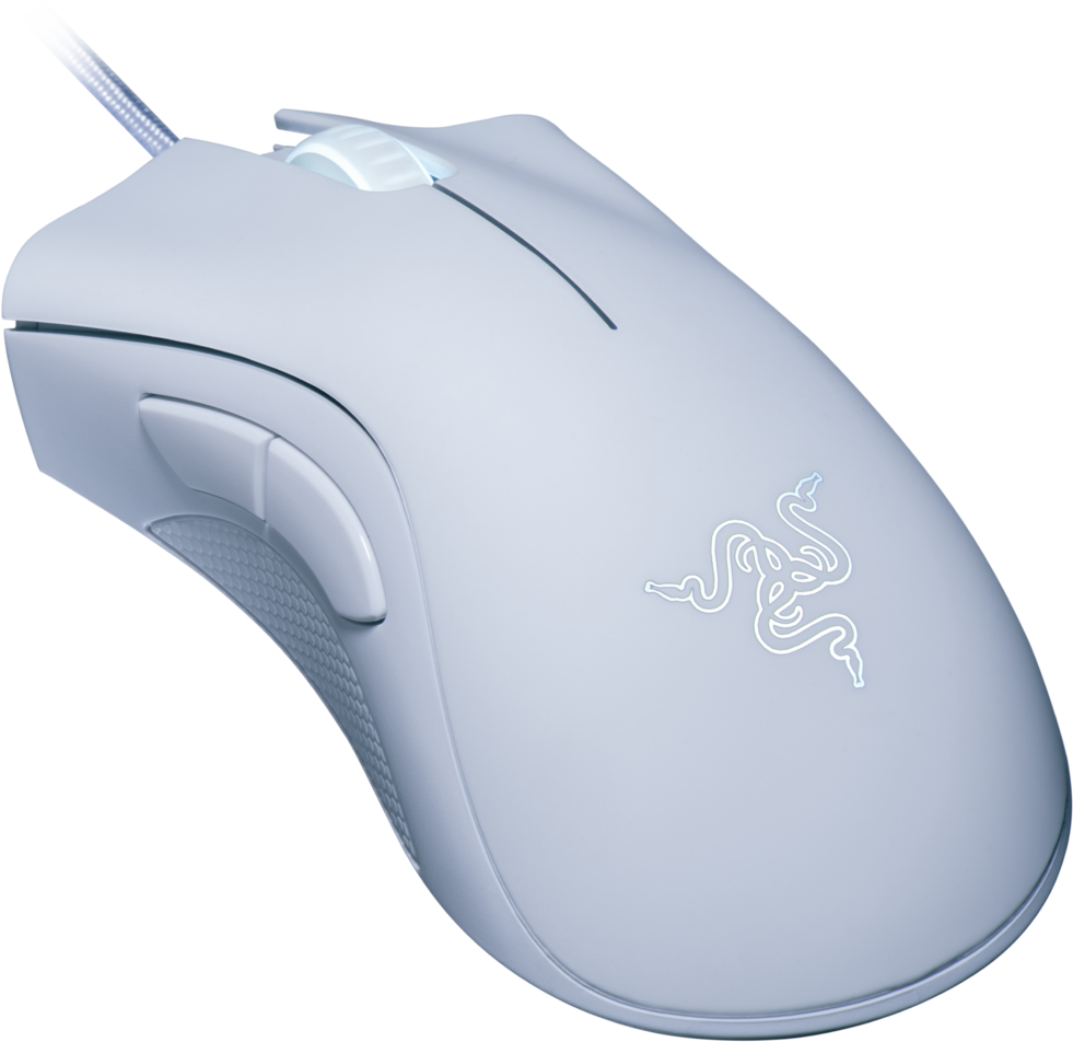 Мышь игровая Razer DeathAdder Essential White (400-6400 dpi, макросы, LED) RZ01-03850200-R3M1