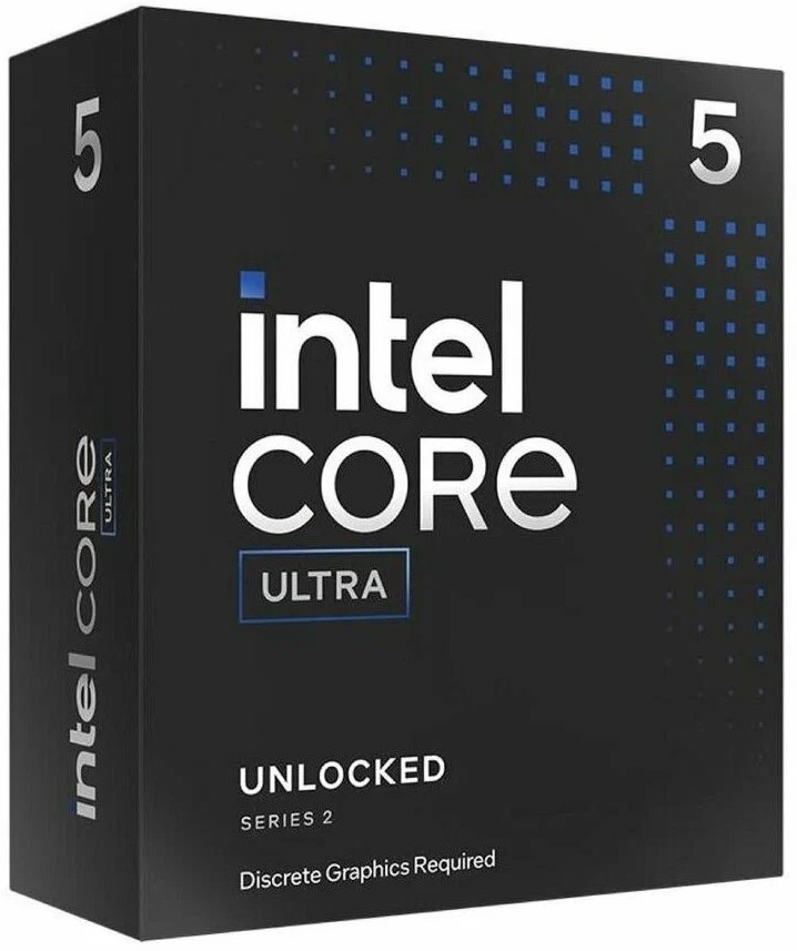 Процессор Intel Core Ultra 5 245KF BOX (14C/14T, 4.2-5.2 ГГц, 125-159 Вт, LGA1851) BXC80768245KF