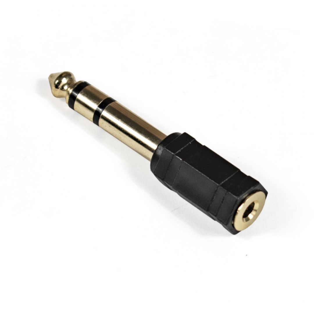 Переходник Jack 6,3мм (M) - > mini Jack 3,5мм (F) ExeGate EX-AA-3F6M (EX284949RUS)