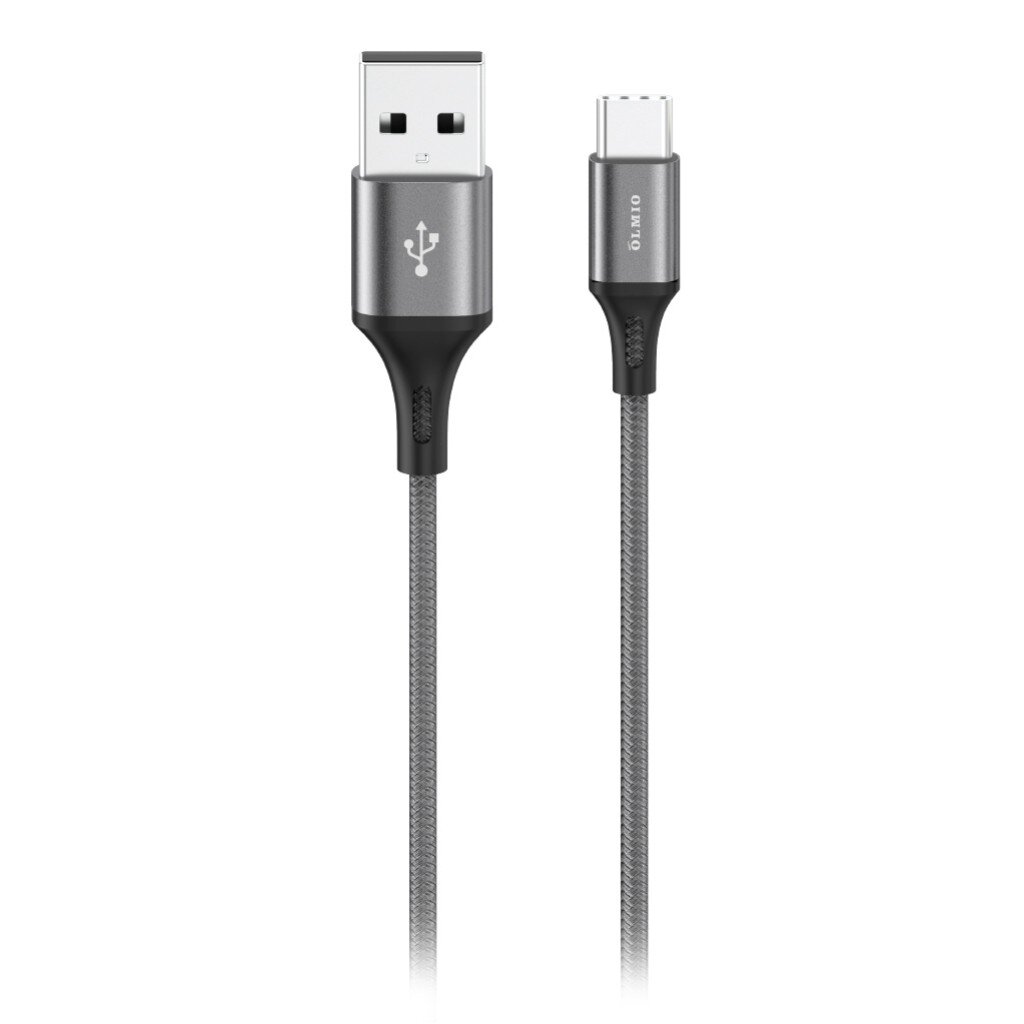 Кабель USB A - USB-C OLMIO BASIC SYNC&CHARGE (1,2м,  2,1A, до 480 Мбит/с) 041640