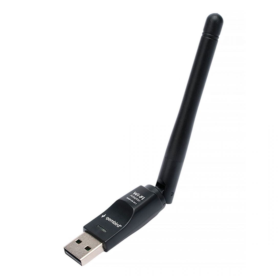 Адаптер Wi-Fi 2.4 ГГц USB2.0 Gembird WNP-UA-011 (2,4 ГГц, до 150 Мбит/сек)