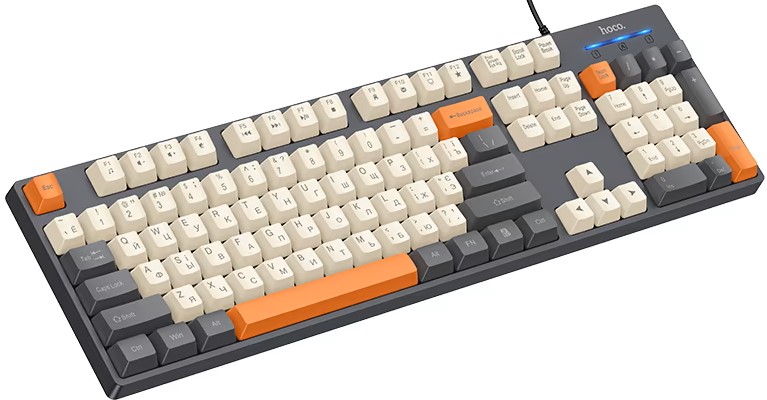Клавиатура HOCO GM61 Murphy (USB, мембрана, 104 клавиши, 1,45м)