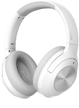 Наушники с микрофоном беспроводные A4Tech FSTYLER BH220 (BT5.3, 400мАч/40ч, ENC, USB-C)