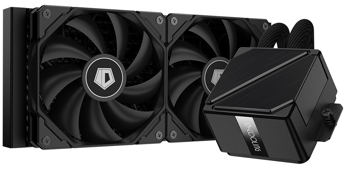 СЖО 240мм ID-COOLING DASHFLOW 240 Basic Black (260Вт, Intel/AMD, 2x120мм, 700-1800 rpm)