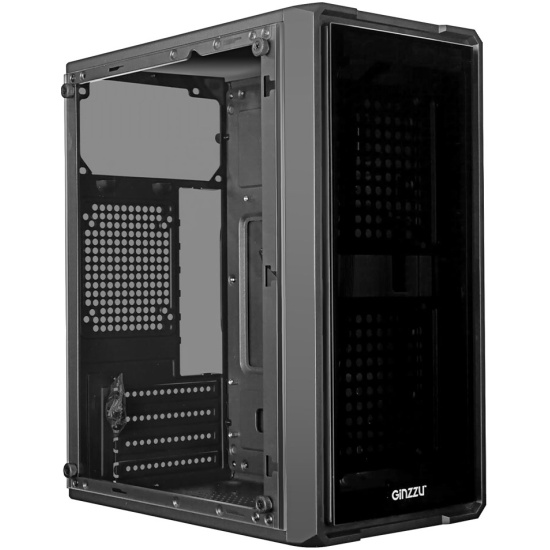 Корпус Ginzzu B175 (Mini Tower, mATX, 2xUSB2.0)