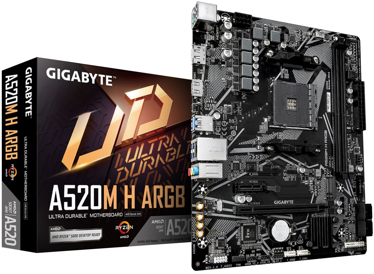 GIGABYTE A520M H ARGB 2