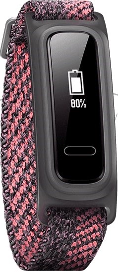 Фитнес-браслет Huawei Band 4E (AW70) Чёрный/Розовый коралл