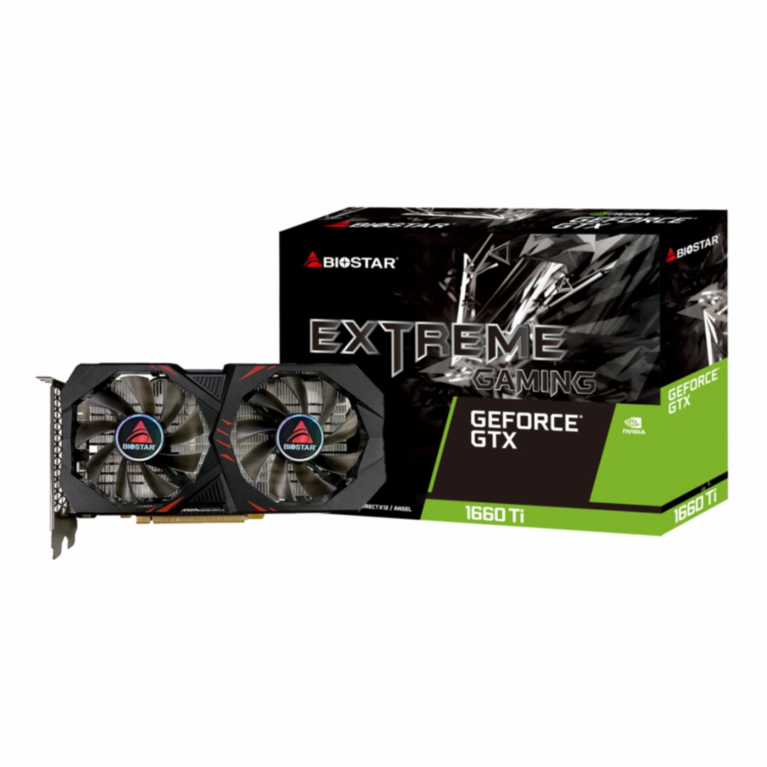 Видеокарта BIOSTAR GeForce GTX 1660 Ti Extreme 6Гб GDDR6 (VN1666TF69)