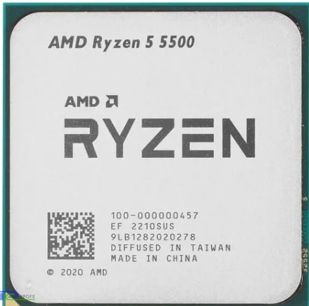 Процессор AMD Ryzen 5 5500 (6C/12T, 3,6-4,2ГГц, AM4, 65W, OEM) 100-000000457