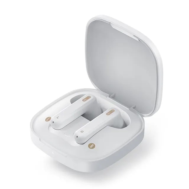Наушники с микрофоном BT 5.3 TWS Baseus Bowie E16 Stellar White (35мАч/400мАч, 30ч, USB-C, AAC, SBC)