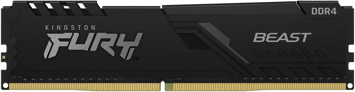 Оперативная память DDR4 16ГБ 3200МГц (XMP) Kingston FURY Beast (KF432C16BB/16)