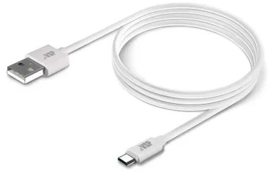 Кабель USB2.0 - > USB-C Borasco белый (1м, 2A)