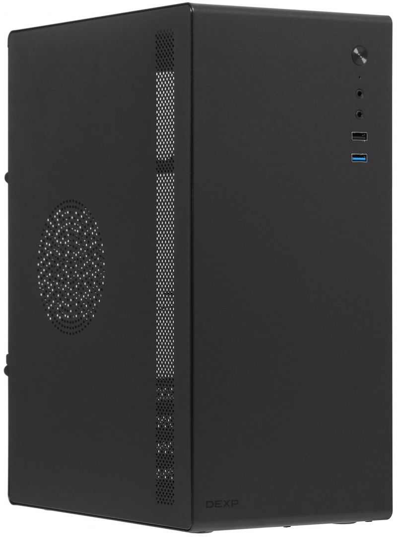 Корпус DEXP DCV-200B (Mini Tower, mATX, 1xUSB3.2, 1xUSB2.0) 5099861