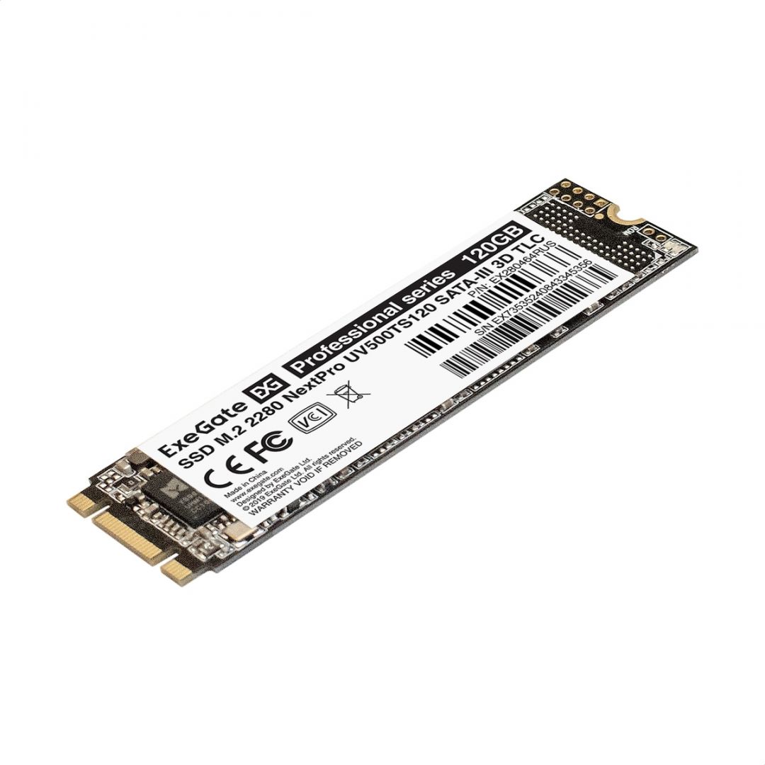 Твердотельный накопитель SSD M.2 SATA 120ГБ ExeGate NextPro (EX280464RUS)