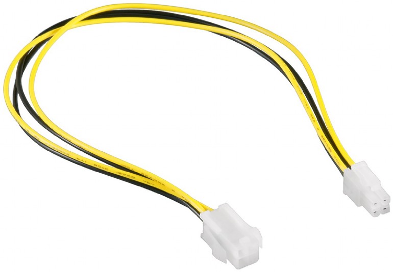 Кабель - удлинитель питания процессора 4 pin 30см Gembird (CC-PSU-7)