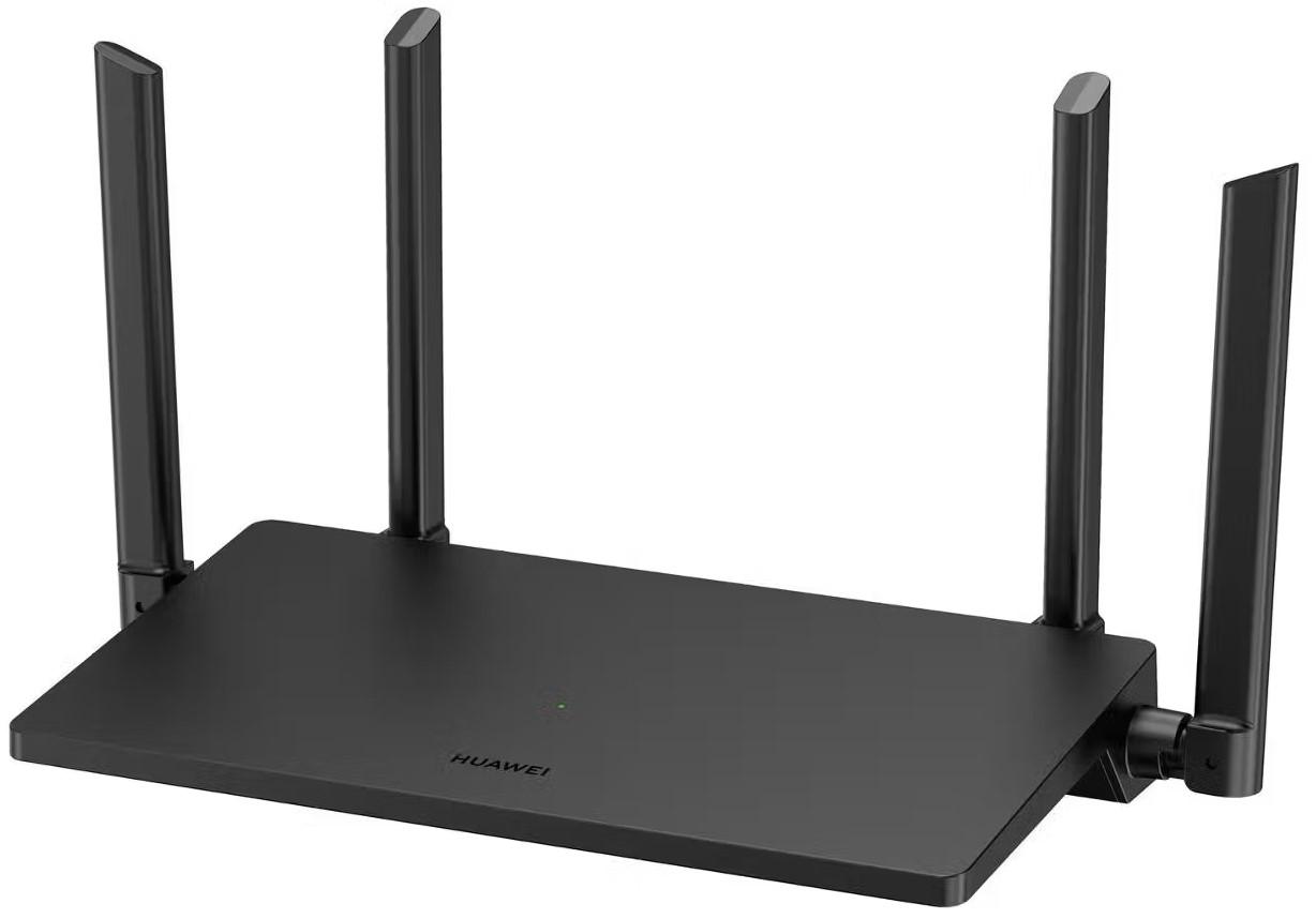 Роутер Wi-Fi 5 HUAWEI AX1 WS5203 черный (1200AC, 2,4/5ГГц до 1167 Мбит/с, 4 LANx1000 Мбит/с)