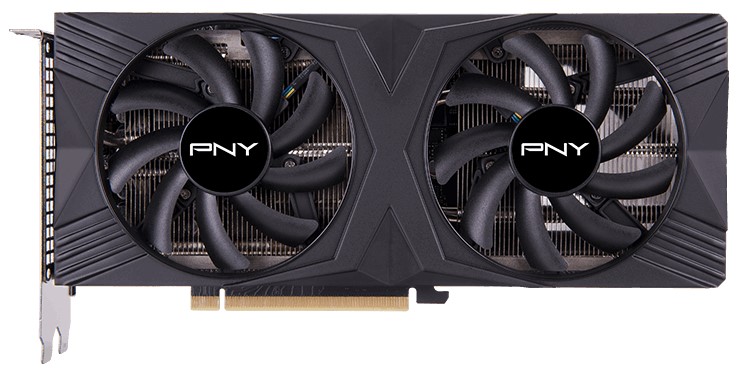 Видеокарта PNY GeForce RTX 4070 SUPER 12ГБ GDDR6X Verto OC Dual Fan (VCG4070S12DFXPB1-O)