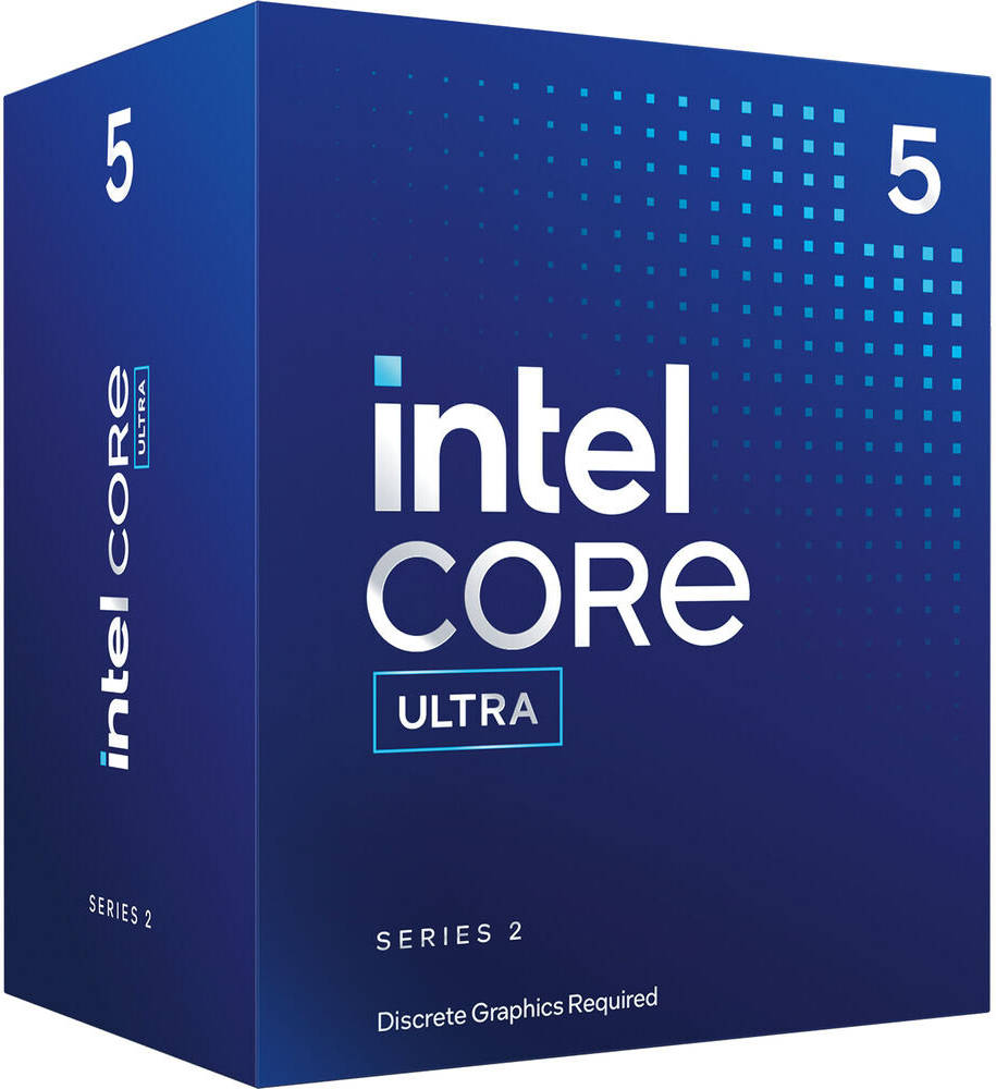 Процессор Intel Core Ultra 5 225F (10C/10T, 3,3-4,9 ГГц, LGA1851, 65-121 Вт, BOX) BX80768225F