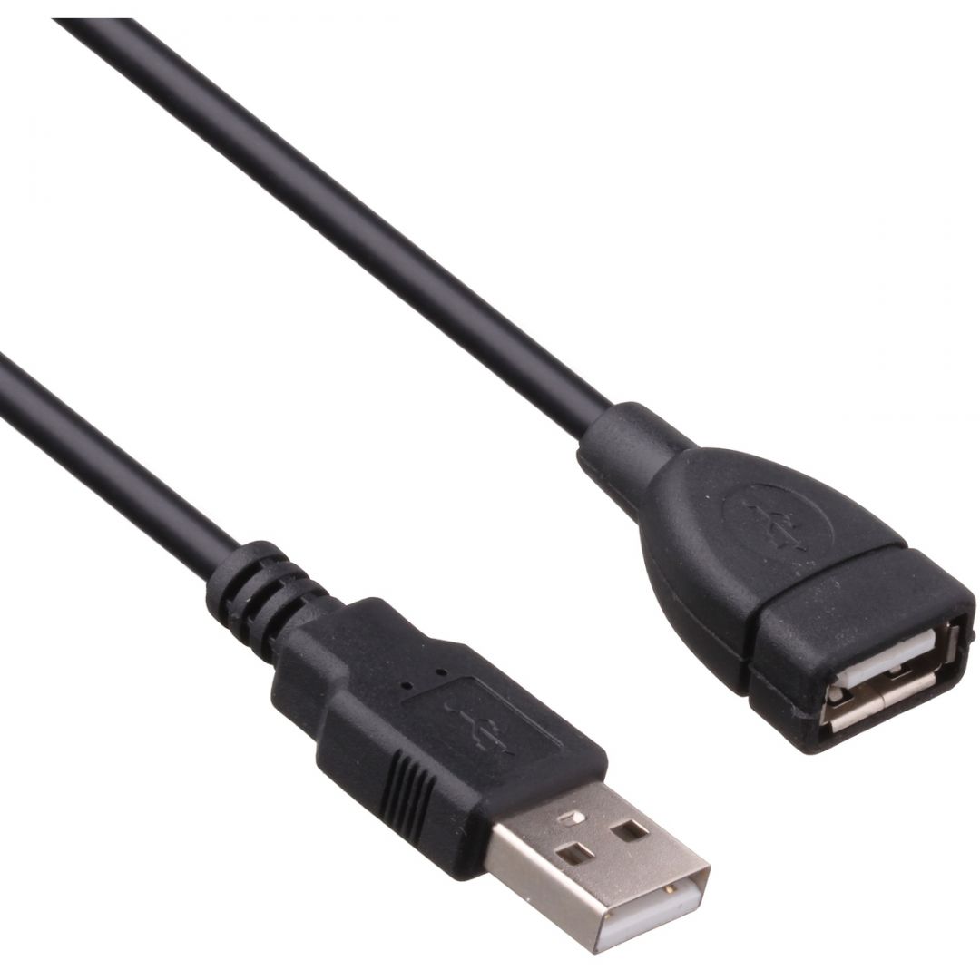 Кабель USB2.0 AM - > USB2.0 AF (удлинитель) 1,8м ExeGate (EX-CC-USB2-AMAF-1,8)