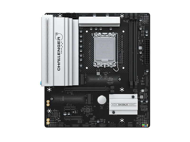Материнская плата Maxsun Challenger B860M 2.5G (LGA 1851, 12 фаз, 2xD5, 2xM.2, 2xARGB)