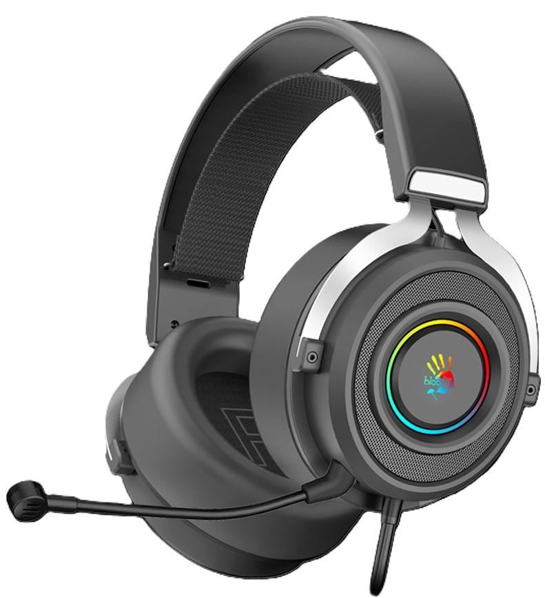 Наушники с микрофоном игровые A4Tech Bloody G535P (2.0, USB + 4pin/2x3pin, FRGB, съёмн. микрофон)
