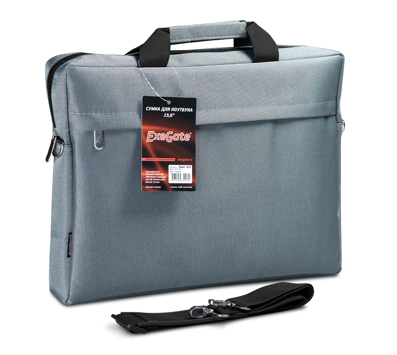 Сумка для ноутбука 15,6" ExeGate Start S15 Grey (EX205136RUS)